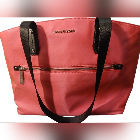 Michael Kors - NWT, Hot Pink Polly Bag, 2 Zippered Pockets, 1 Open Pocket, - Picture 15 of 15